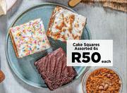 Cake Squares Assorted-6s Each