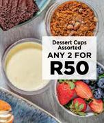 Dessert Cups Assorted-For Any 2