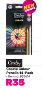 Croxley Create Colour Pencils 14-Pack.