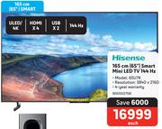 Hisense 65" (165cm) Smart Mini LED TV 144Hz 65U7K