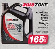 Auto Zone Multi Grade Diesel 15W-40 Motor Oil AZC.1123620-5Ltr 
