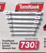 Tomi Hawk 6 Pce Swivel Socket Wrench Set FED.AKT40940-Per Set