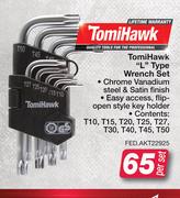 Tomi Hawk "L" Type Wrench Set FED.AKT22925-Per Set