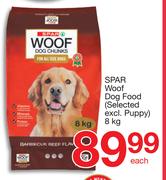 SPAR Woof Dog Food (Selected Excl. Puppy)-8kg Each