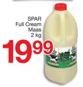 SPAR Full Cream Maas-2kg 