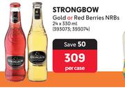 Strongbow Gold Or Red Berries NRBs-24 x 330ml Per Case