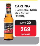Carling Black Label NRBs-24 x 330ml Per Case