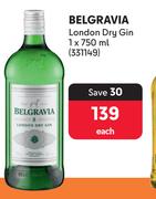 Belgravia London Dry Gin-750ml
