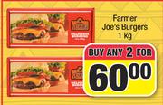 Farmer Joe's Burgers-For Any 2 x 1kg