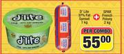 D'Lite 37% Fat Spread 1kg + Spar French Polony 2kg-Per Combo