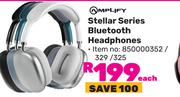 Amplify Stellar Series Bluetooth Headphone-Each