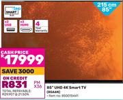 Hisense 85"(215cm) UHD 4K Smart TV 85A6N