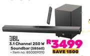 JBL 3.1 Channel 250W Soundbar SB560