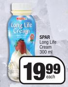 Spar Long Life Cream-300ml Each