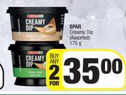 Spar Creamy Dip (Assorted)-For Any 2 x 175g
