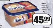 Rama Original 60% Fat Spread Tub-1kg Each