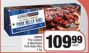 Lynca Pre Cooked & Marinated Pork Belly Ribs-1kg Each 