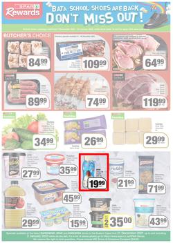 SPAR, SUPERSPAR & KWIKSPAR EASTERN CAPE (21 December 2021 - 2 January 2022) Valid In Spar: Acres, Cradock, Fleet, Superspar: Port Elizabeth, East London, Knysna, Kwikspar: Abbotsford, Butterworth, page 3