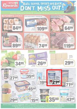 SPAR, SUPERSPAR & KWIKSPAR EASTERN CAPE (21 December 2021 - 2 January 2022) Valid In Spar: Acres, Cradock, Fleet, Superspar: Port Elizabeth, East London, Knysna, Kwikspar: Abbotsford, Butterworth, page 3