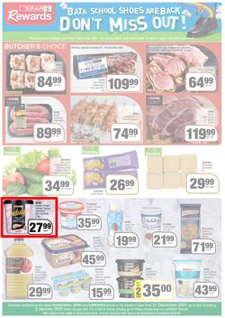 SPAR, SUPERSPAR & KWIKSPAR EASTERN CAPE (21 December 2021 - 2 January 2022) Valid In Spar: Acres, Cradock, Fleet, Superspar: Port Elizabeth, East London, Knysna, Kwikspar: Abbotsford, Butterworth, page 3