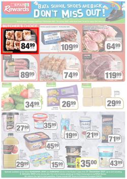 SPAR, SUPERSPAR & KWIKSPAR EASTERN CAPE (21 December 2021 - 2 January 2022) Valid In Spar: Acres, Cradock, Fleet, Superspar: Port Elizabeth, East London, Knysna, Kwikspar: Abbotsford, Butterworth, page 3