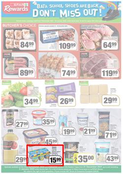SPAR, SUPERSPAR & KWIKSPAR EASTERN CAPE (21 December 2021 - 2 January 2022) Valid In Spar: Acres, Cradock, Fleet, Superspar: Port Elizabeth, East London, Knysna, Kwikspar: Abbotsford, Butterworth, page 3