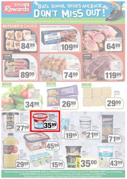 SPAR, SUPERSPAR & KWIKSPAR EASTERN CAPE (21 December 2021 - 2 January 2022) Valid In Spar: Acres, Cradock, Fleet, Superspar: Port Elizabeth, East London, Knysna, Kwikspar: Abbotsford, Butterworth, page 3