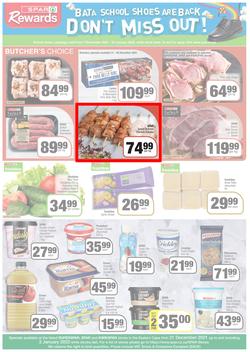 SPAR, SUPERSPAR & KWIKSPAR EASTERN CAPE (21 December 2021 - 2 January 2022) Valid In Spar: Acres, Cradock, Fleet, Superspar: Port Elizabeth, East London, Knysna, Kwikspar: Abbotsford, Butterworth, page 3
