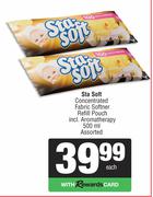 Sta Soft Concentrated Fabric Softener Refill Pouch-500ml