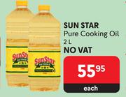 Sunstar Pure Cooking Oil-2ltr Each