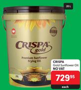 Crispa Gold Sunflower Oil-20Ltr Each
