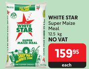 White Star Super Maize Meal-12.5kg Each