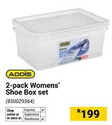 Addis 2 Pack Womens Shoe Box Set (850029364)