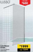 Lusso Luna Shower Screen Chrome 850010202-1m x 2m