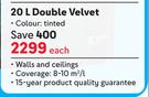 Plascon 20L Double Velvet