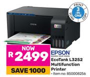 Epson Ecotank L3252 Multifunction 3-In-One Printer