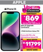 2 x Apple iPhone 14-On Red Flexi 160 + Red Flexi 85