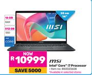 MSI 3 Intel Core i7 Processor