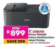 Canon Pixma TR4645 3-In-One Colour Multifunction Inkjet Printer