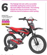 Raleigh 16 Inch Scrambler Moto Bicycle