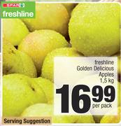 Freshline Golden Delicious Apples-1.5Kg