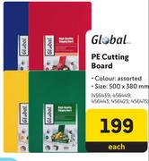 Global PE Cutting Board