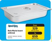 Steel King Bain Marie Insert With Lid 150mm Full