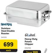 Steel King Stainless Steel Double Roaster