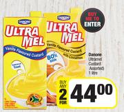 Danone Ultramel Custard Assorted-For 2 x 1L
