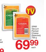 Spar Vacuum Packed Cheese (Selected)-700g Each