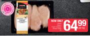 Spar Select Fresh Chicken Breast Fillets-4s Per Kg