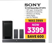 Sony 5.1 CH Sound Bar HT-RT3
