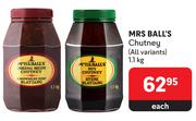 Mrs Ball's Chutney (All Variants)-1.1Kg Each