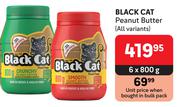 Black Cat Peanut Butter (All Variants)-6 x 800g
